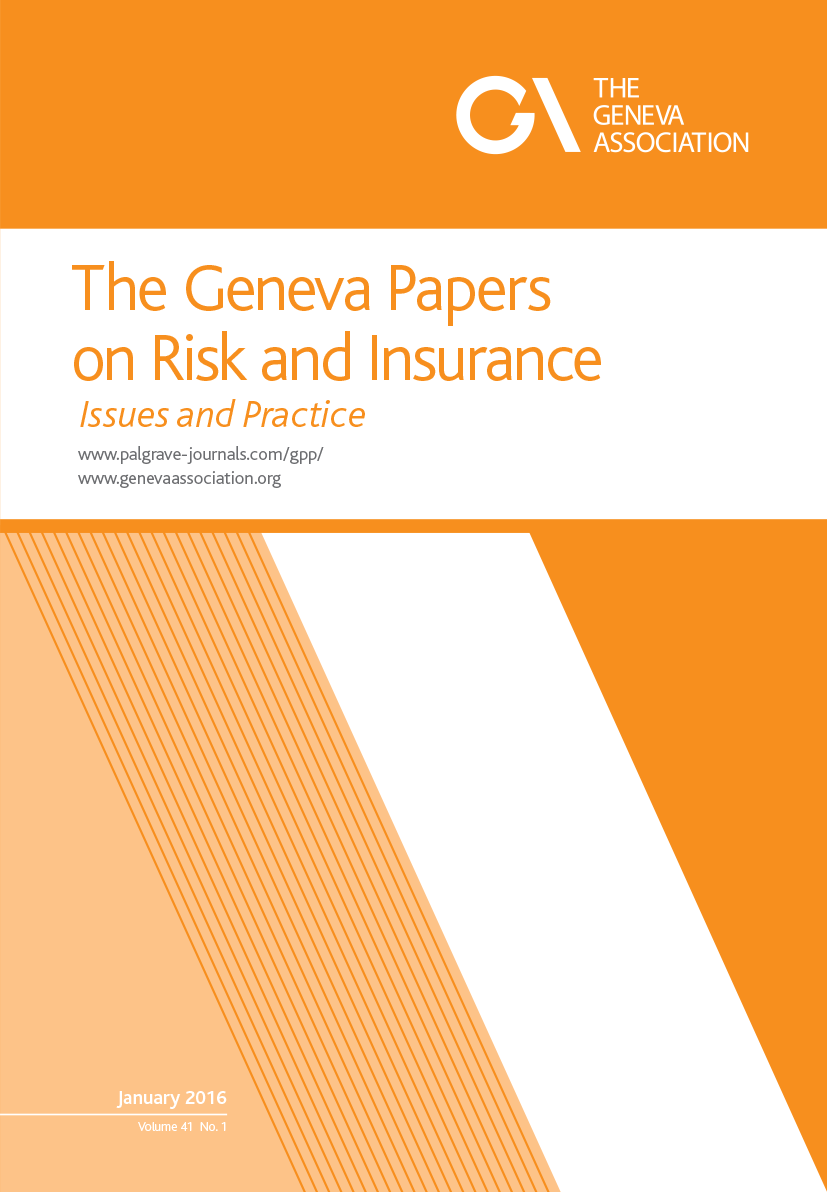 The Geneva Papers on Risk and Insurance&mdash;Issues and Practice
